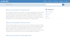 Desktop Screenshot of alinebio.com