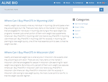 Tablet Screenshot of alinebio.com